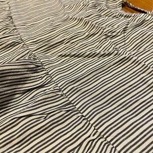 Hollister XS White Navy Blue Stripped Tank Top